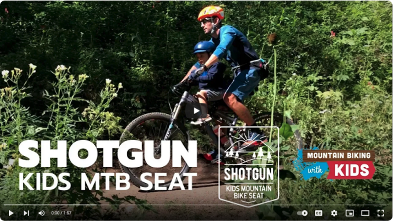 Kids Ride Shotgun MTB seat review video